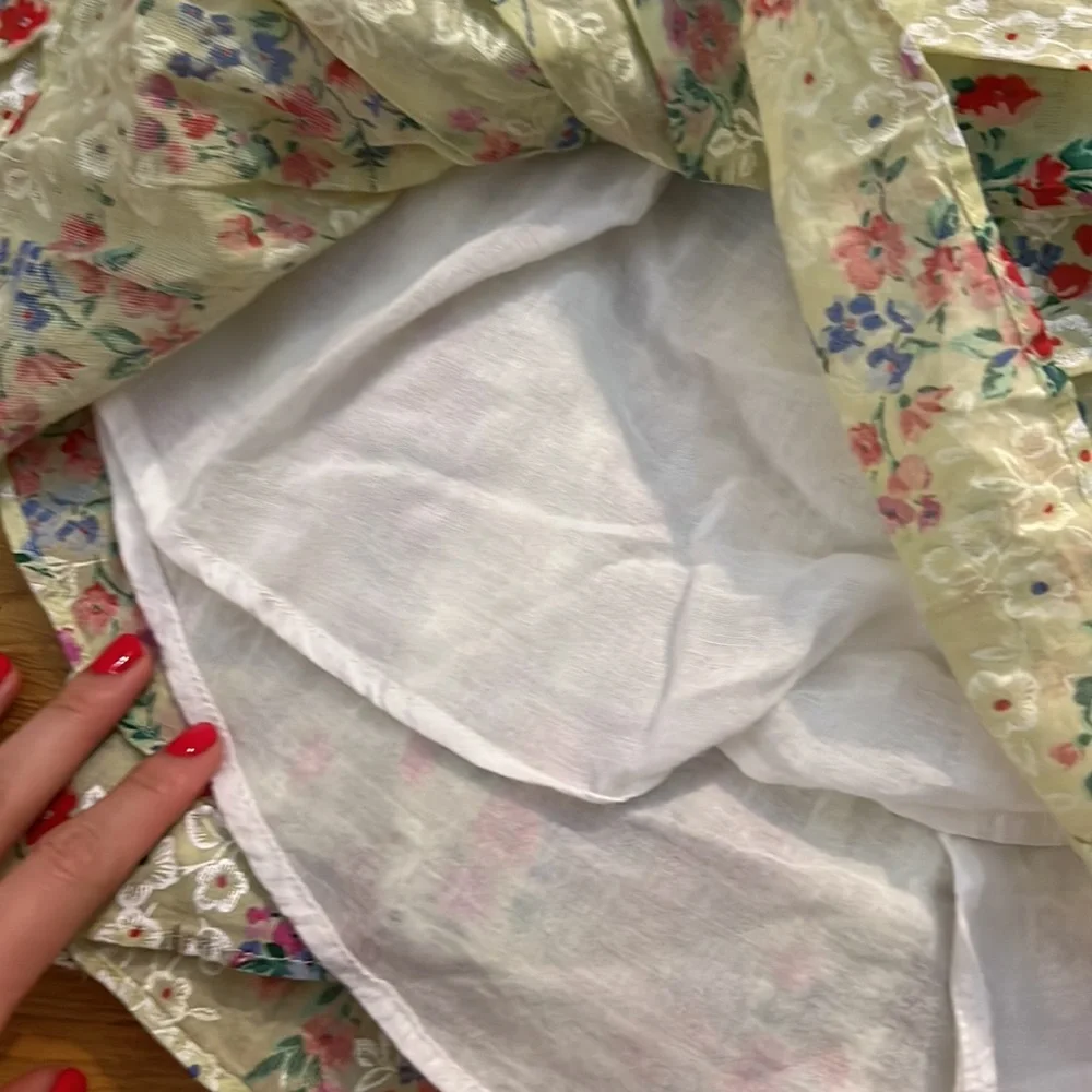 Like new loveshackfancy soleil ruffle skirt - Picture 7 of 9